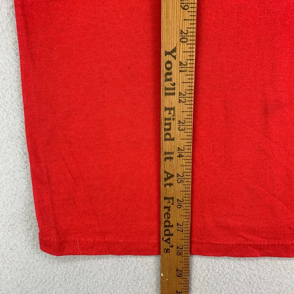 VTG 80s Champion T-Shirt Mens XL Red Basketball Graphic Tee USA Single Stitch - Picture 7 of 8